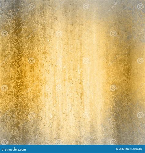 Gold Background With Gray Frame Stock Photography Image 36834262