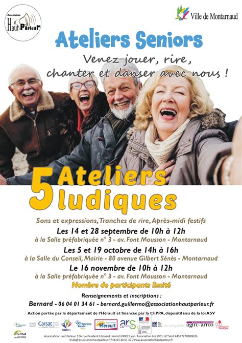 Mairie De Montarnaud Ateliers Seniors Ludiques