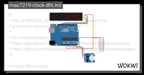 Max Clock Dht Ino Copy Wokwi Esp Stm Arduino Simulator