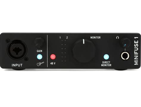 Arturia Minifuse 1 Usb C Audio Interface Black Ranked 140 In Audio Interfaces Equipboard