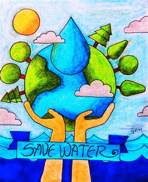 How To Draw Save Water Save Earth Poster Save Nature Drawing Artofit