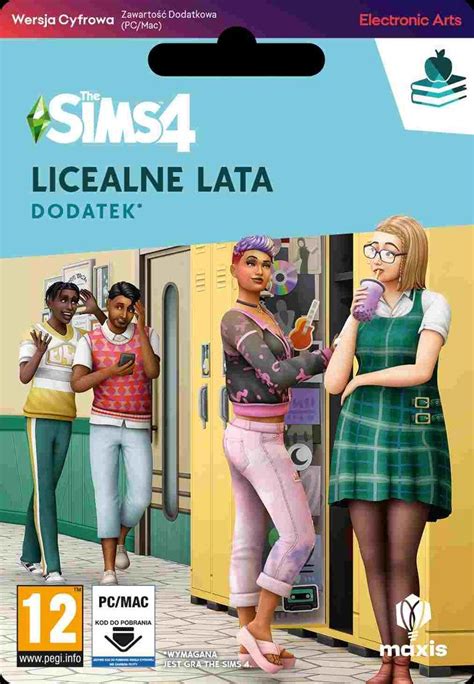 The Sims 4 Licealne Lata PC Dodatek Kod Electonic Arts Polska