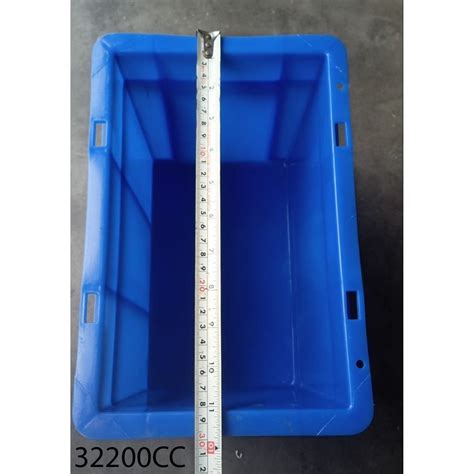 Rectangular Cc Plastic Blue Crate For Industrial Capacity Ltr