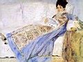 Category Madame Monet Reading Le Figaro Pierre Auguste Renoir