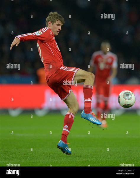 Berlin Germany 25th Mar 2014 Bayern Munich S Thomas Mueller