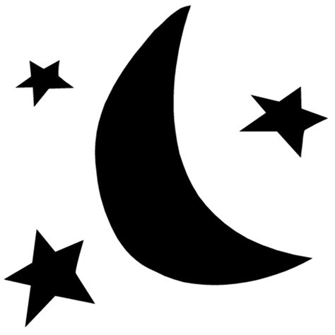 Download High Quality moon clipart black and white silhouette Transparent PNG Images - Art Prim ...