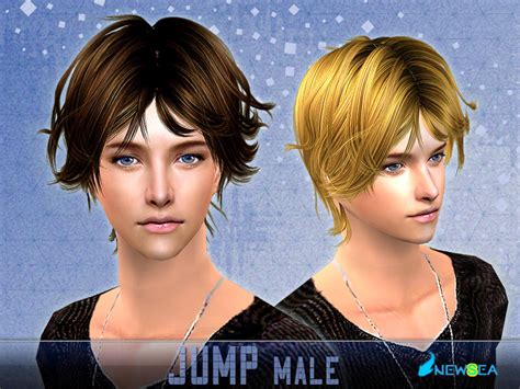 Newsea Sims2 Hair Yu080m Jump