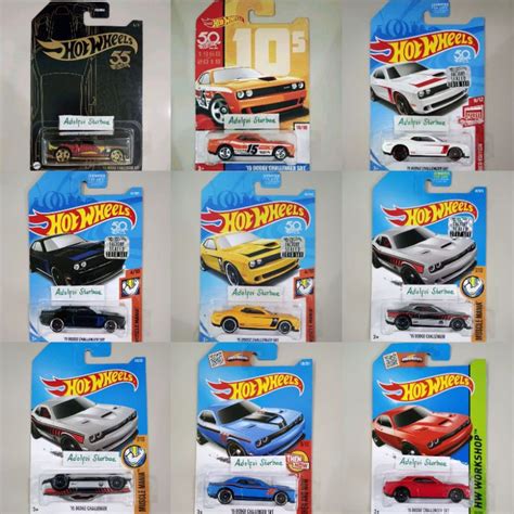 Jual Hotwheels Hot Wheels Dodge Challenger Srt Factory Sealed Muscle Mania Then And Now Hw