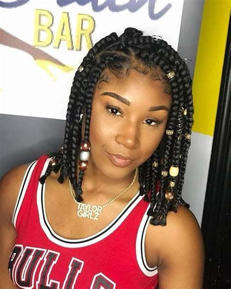 Jumbo Box Braids With Beads