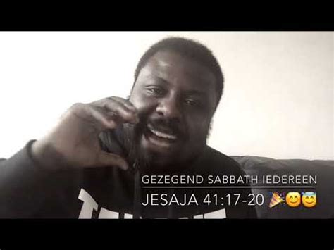 Gezegende Sabbat Jesaja 41 17 20 YouTube