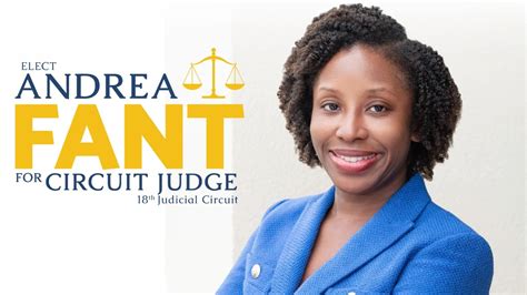 Florida Circuit Court Judge Andrea Fant For Judge