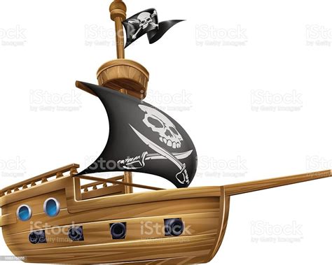 Pirate Ship Cartoon向量圖形及更多海盜圖片 海盜 砲彈 水上交通工具 Istock