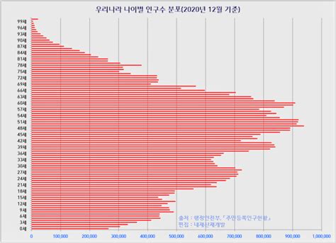 우리나라 2020년 나이별 인구수 네이버 블로그