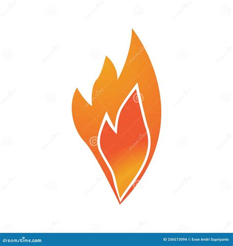 Fire Flame Logo Vector Oil Gas And Energy Logo Concept Stock Vector Illustration Of Water