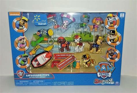 Paw Patrol Sea Patrol Mighty Pups Lifeguard Pups Action Pack Gift Set