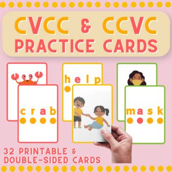 Cvcc Ccvc Phonics Centers Blending Segmentation Flashcards