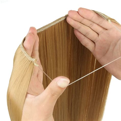 Perruque J Pouces Extensions Capillaires En Fil Synth Tique