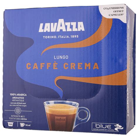 Capsule Cafea Lavazza Blue Espresso Caffe Crema Lungo 100 Capsule Cafea