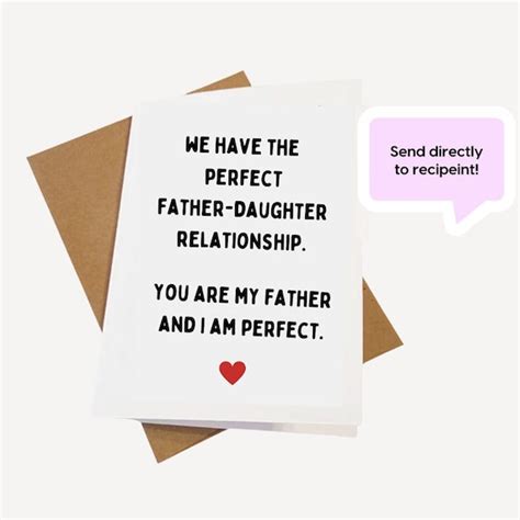 Fathers Day Card Etsy Canada