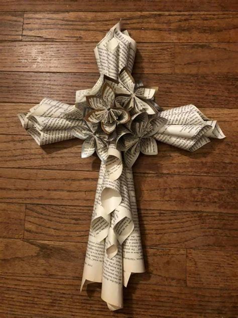 diy paper cross crafts