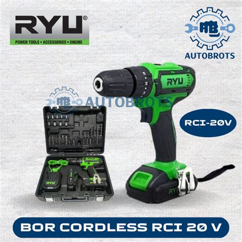 Jual RYU Mesin Bor Cordless 20 V Mesin Bor Baterai RCI 20 V Kota