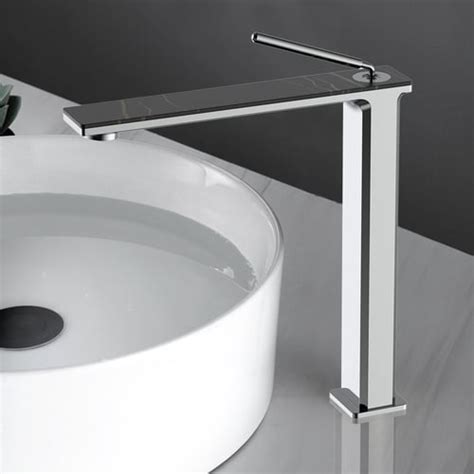 Robinet De Salle De Bain Mitigeur De Lavabo Monobloc En Laiton Massif