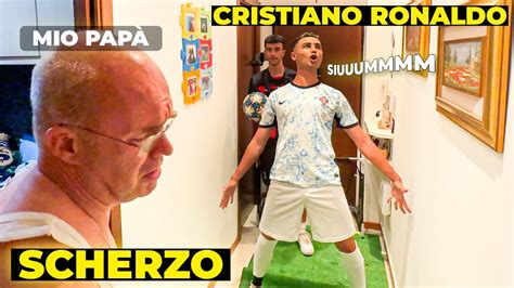 SCHERZO CRISTIANO RONALDO alle 3 di NOTTE in CASA a MIO PAPÀ CRSPERA