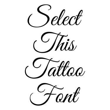 Update 91+ cursive tattoo fonts generator best - in.coedo.com.vn