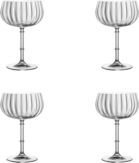 Rims Orient Coupe Cocktail Glasses Amazing Quality Crystal Glass Lead Design Luxury