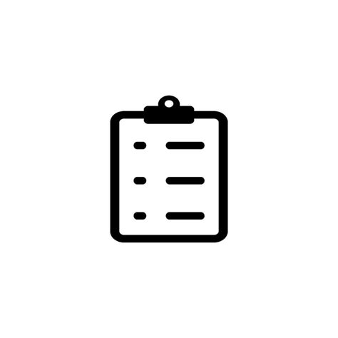 Clipboard Icon Vector Design Template Vector Art At Vecteezy