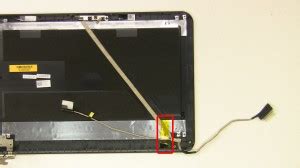 Dell Inspiron R P F Lcd Cable Removal Tutorial