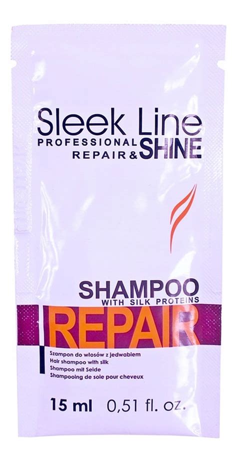 Stapiz SLEEK LINE Szampon do włosów saszetka 13239372437 Allegro pl