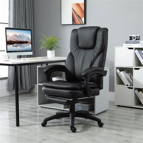 Vinsetto Office Chair High Back 6 Point Vibration Massage Reclining 360° Swivel Height