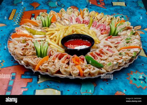 Arabic Style Shawarma food recipe Stock Photo - Alamy