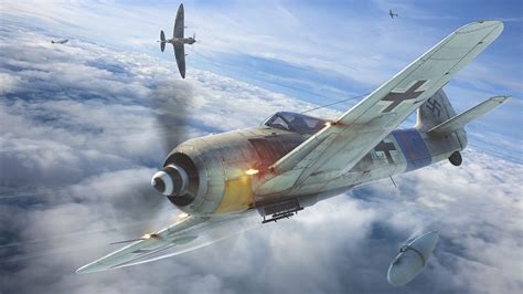 Download Warplane Aircraft Military Focke Wulf Fw 190 Hd Wallpaper