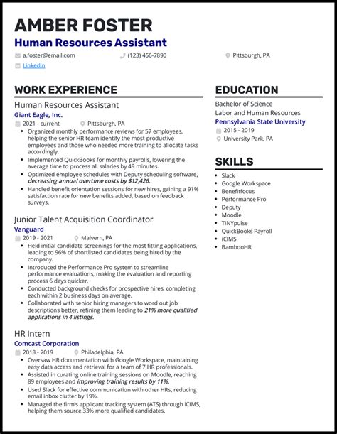 5 Human Resources Hr Assistant Resume Examples And Templates