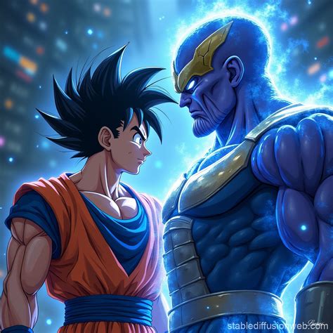 Goku vs Thanos UI | Stable Diffusion Online