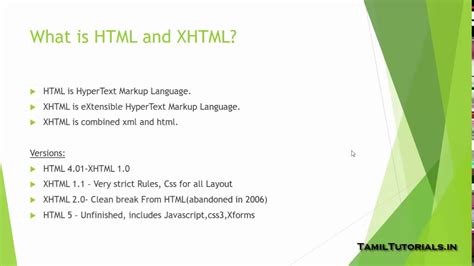 What Is Xhtml And Html Youtube