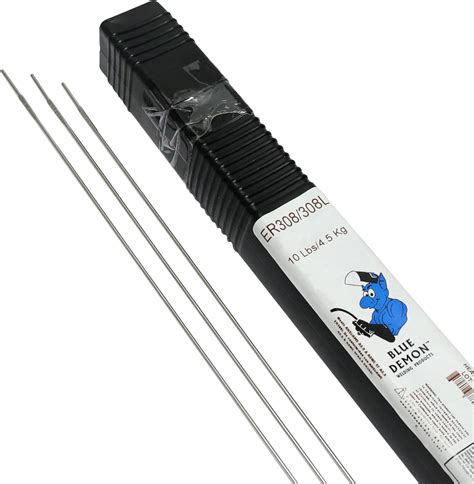 Blue Demon Er308l X 3 16in X 36in X 10 Lb Box Stainless Steel Tig Welding Rod