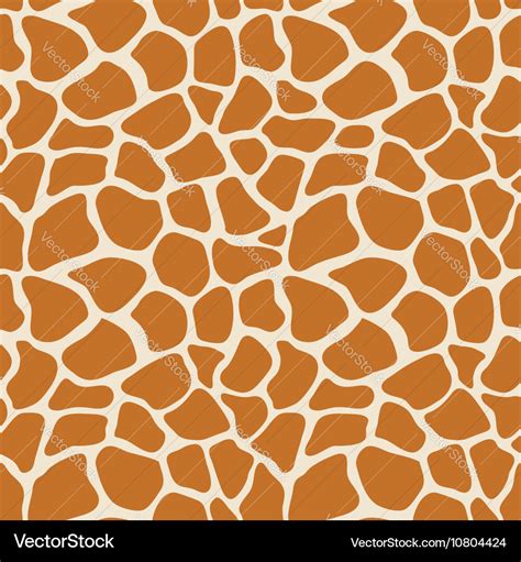 Seamless pattern with giraffe skin texture Vector Image