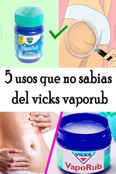 Usos Que No Sabias Del Vick Vaporub In 2022 Vicks Vaporub Vicks