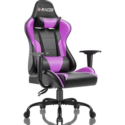 Zqracing Alien Series Gaming Office Chair Blackpurple