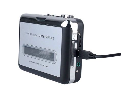 Ezcap Portable USB Cassette Capture Old Tape Player Captures MP3 Audio