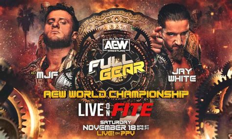 Cartelera Actualizada AEW Full Gear 2023