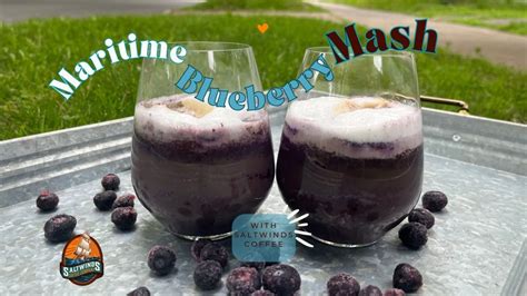 Maritime Blueberry Mash Iced Coffee Saltwinds Coffee