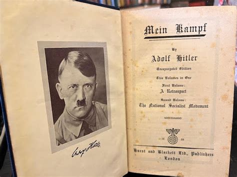 Biblio Mein Kampf Unexpurgated Edition Two Volumes In One First