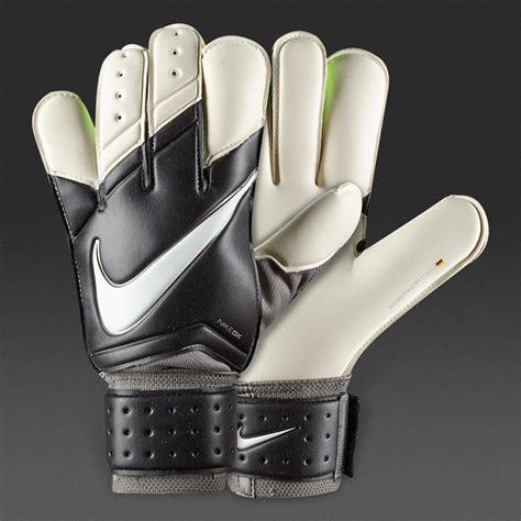 Nike GK Vapor Grip 3 Goalie Gloves Goalkeeping Black Black White