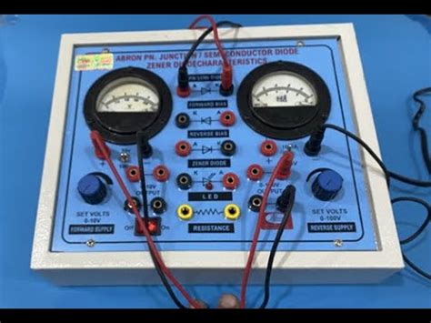 How To Use Pn Junction Diode Zener Diode Led Trainer Tutorial Working