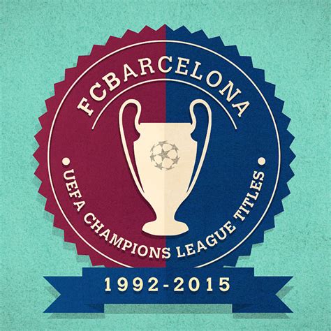 FCB CHAMPIONS LEAGUE 1992-2015 | Domestika