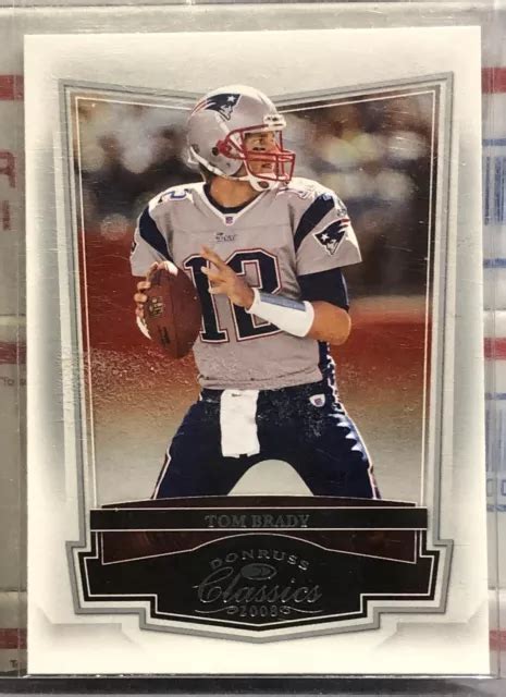 Donruss Classics Tom Brady Carte De Base Champion Du Super